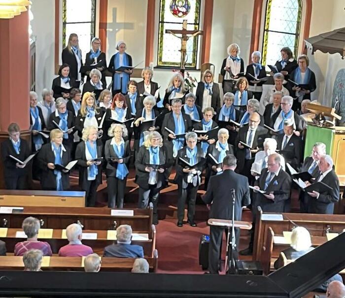 Der Thalia-Chor und die Sängergemeinschaft Sulzbach gaben ein gemeinsames Konzert. © privat